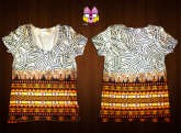 Blusa com botões na gola - Ethnical Mandala