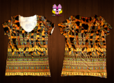 Blusa com botões na gola - Ethnical Jaguar